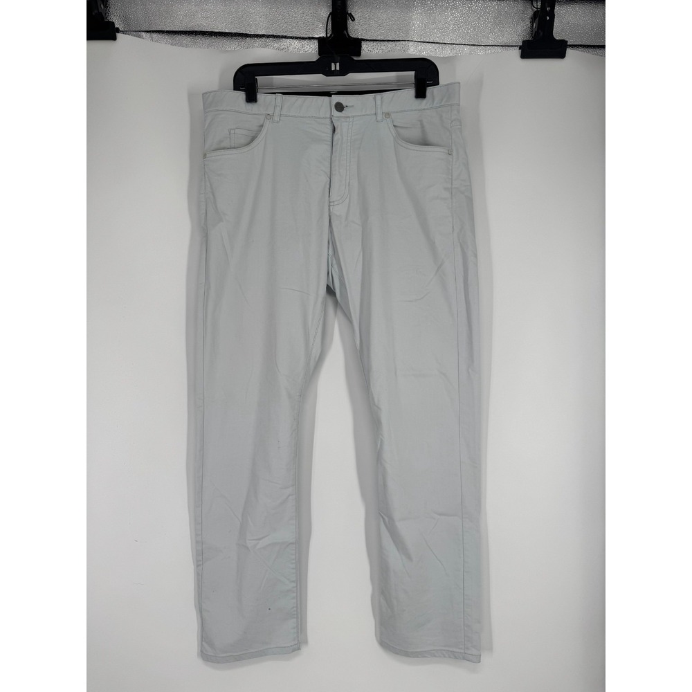 Nike Dri Fit Pants Flex 36x30 Grey Performance Straight Leg 5 Pocket 891924-043